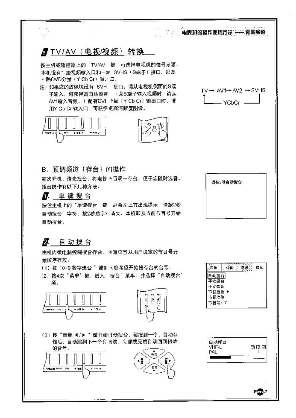 TCL王牌AT25286彩电使用说明书-8 TCL王牌AT25286彩电使用说明书-8