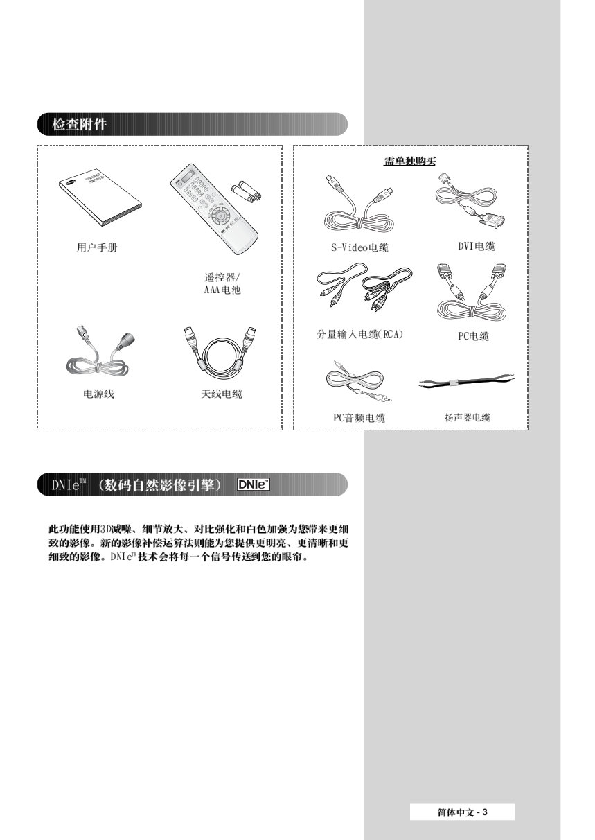 三星PS-42S4S1等离子彩电使用说明书-2 三星PS-42S4S1等离子彩电使用说明书-2