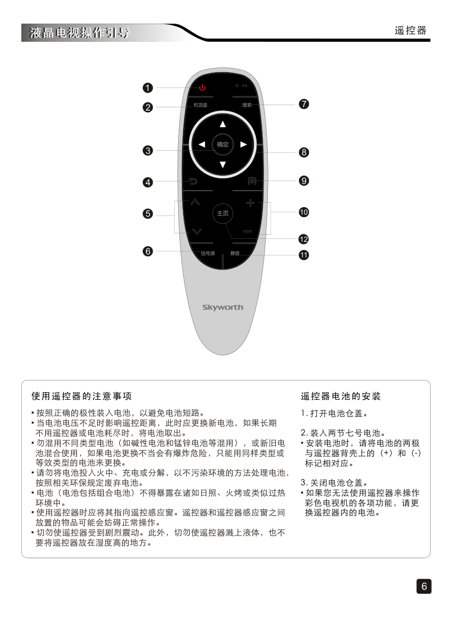 创维45E5液晶彩电使用说明书-7