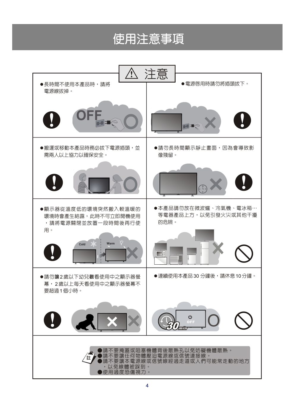 声宝EM-32CT16D液晶彩电使用说明书-4 声宝EM-32CT16D液晶彩电使用说明书-4