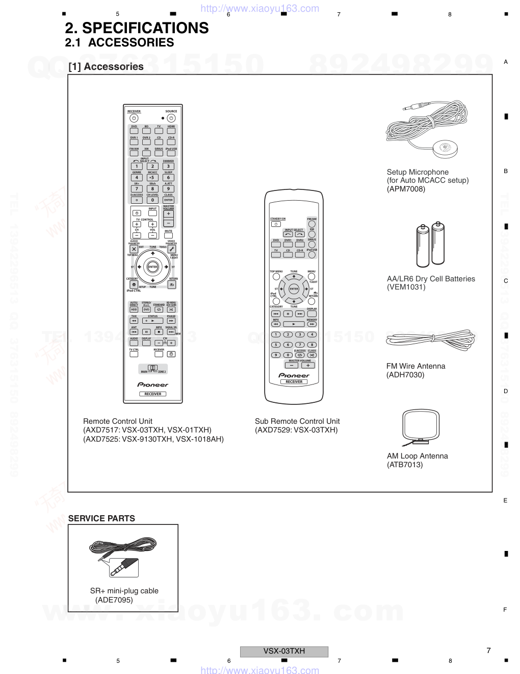 先锋PIONEER VSX-9103TXH-K电路图-6