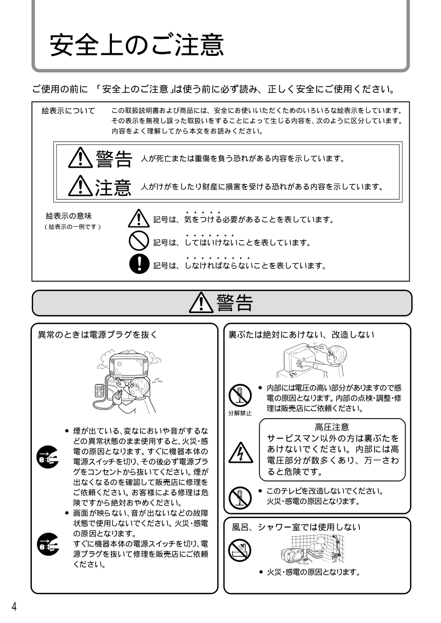 SHARP VT-14GH7电视使用说明书-3 SHARP VT-14GH7电视使用说明书-3
