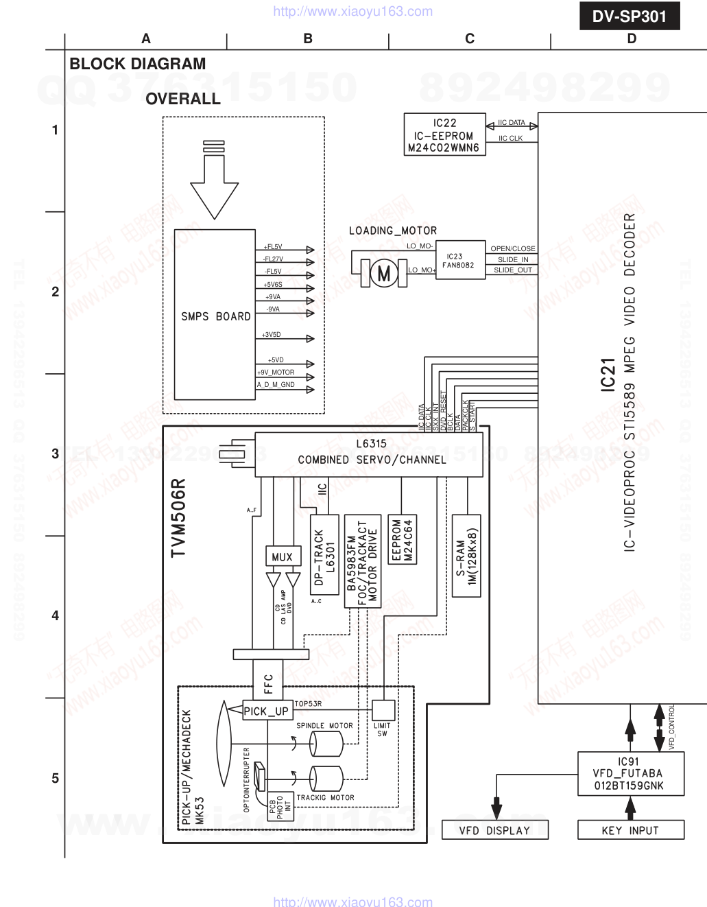 安桥ONKYO DV-SP301 DVD播放器电路图-8