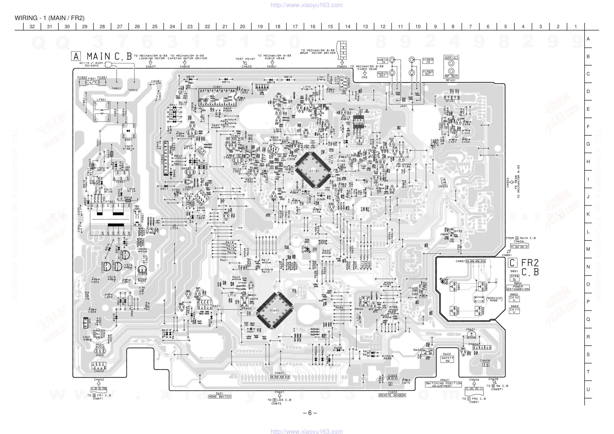 爱华AIWA HV-MC70KER CD播放机电路图-5 爱华AIWA HV-MC70KER CD播放机电路图-5