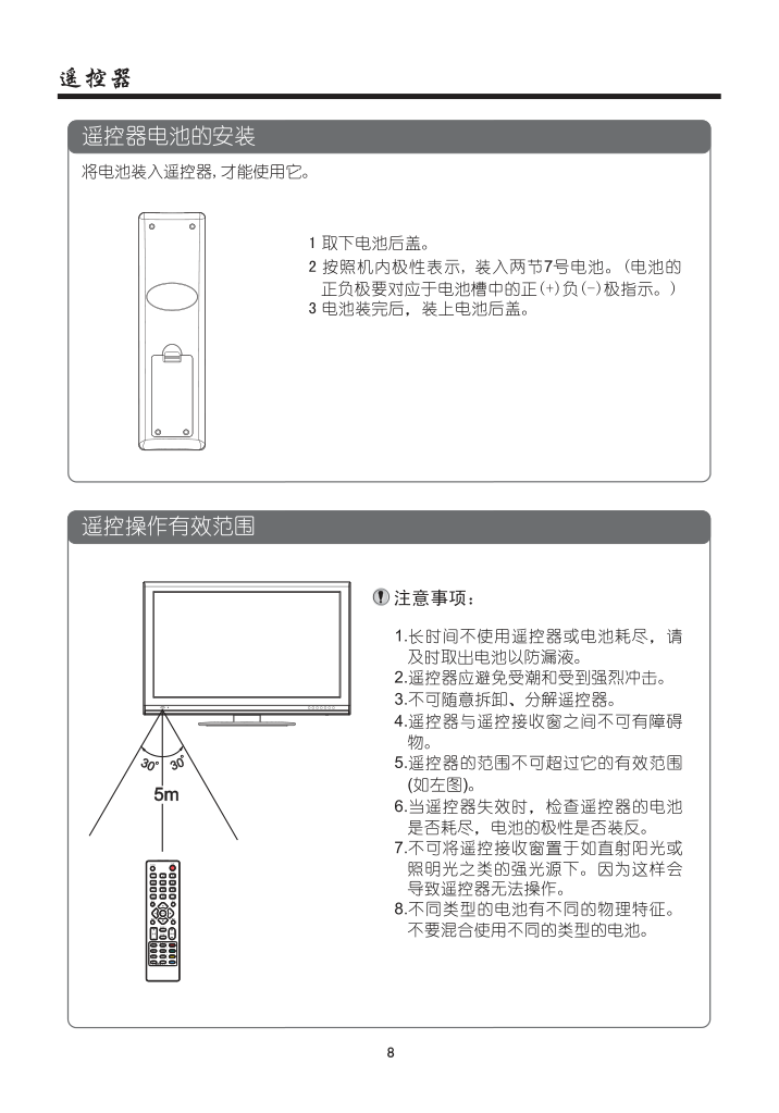 厦华LE-46KQ68D液晶彩电使用说明书-9