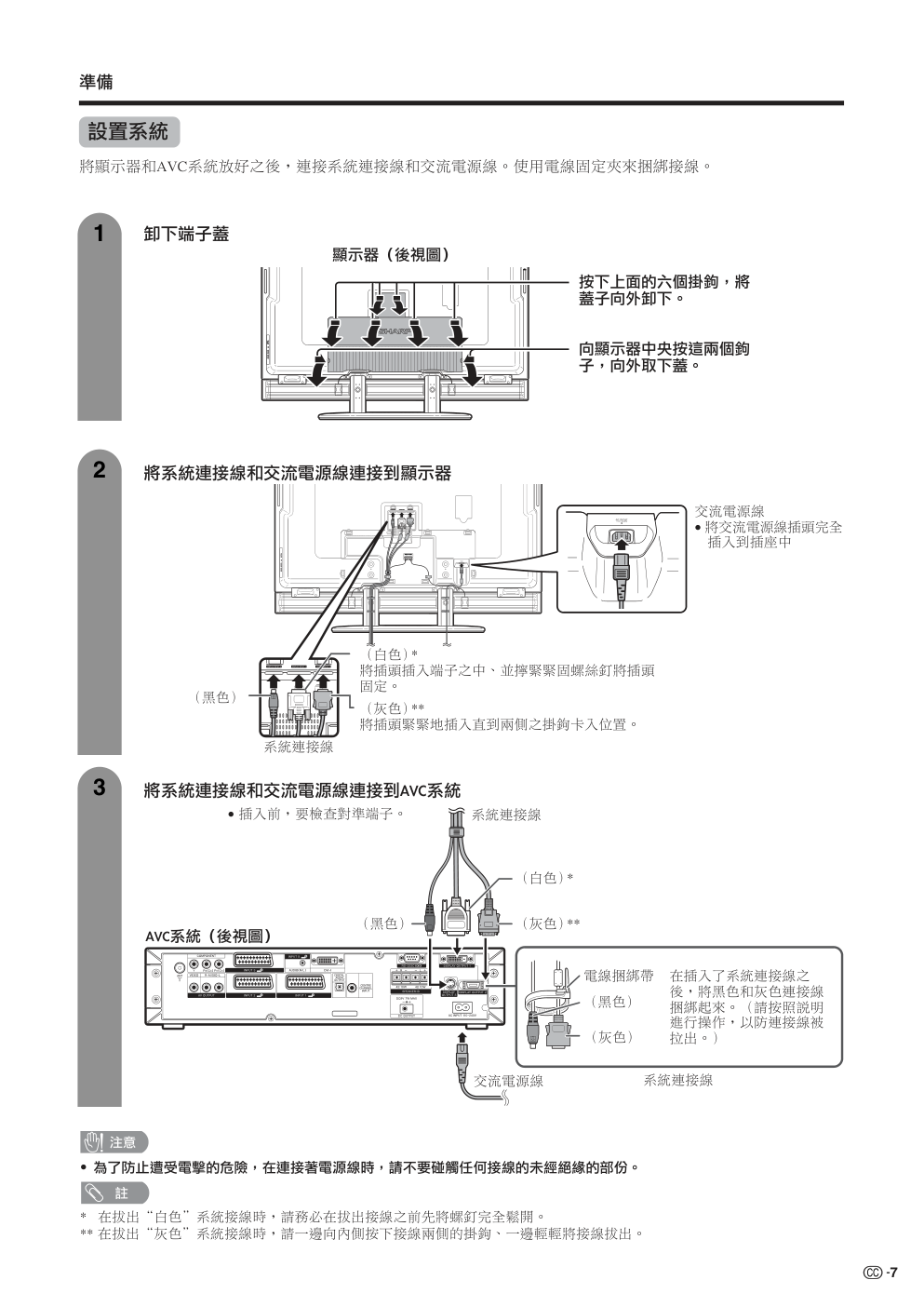 sharp声宝LC-65G5H液晶电视说明书-7 sharp声宝LC-65G5H液晶电视说明书-7