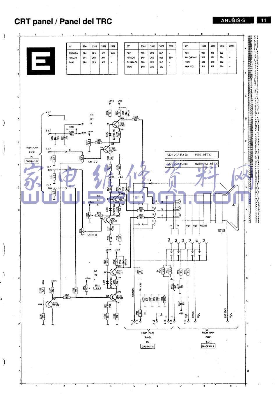 飞利浦 21D9彩电图纸-4 飞利浦 21D9彩电图纸-4