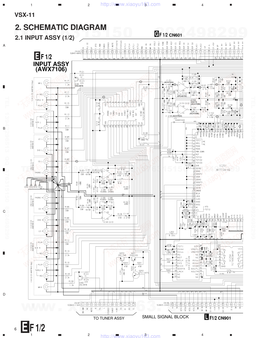 先锋PIONEER VSX-11电路图-5 先锋PIONEER VSX-11电路图-5