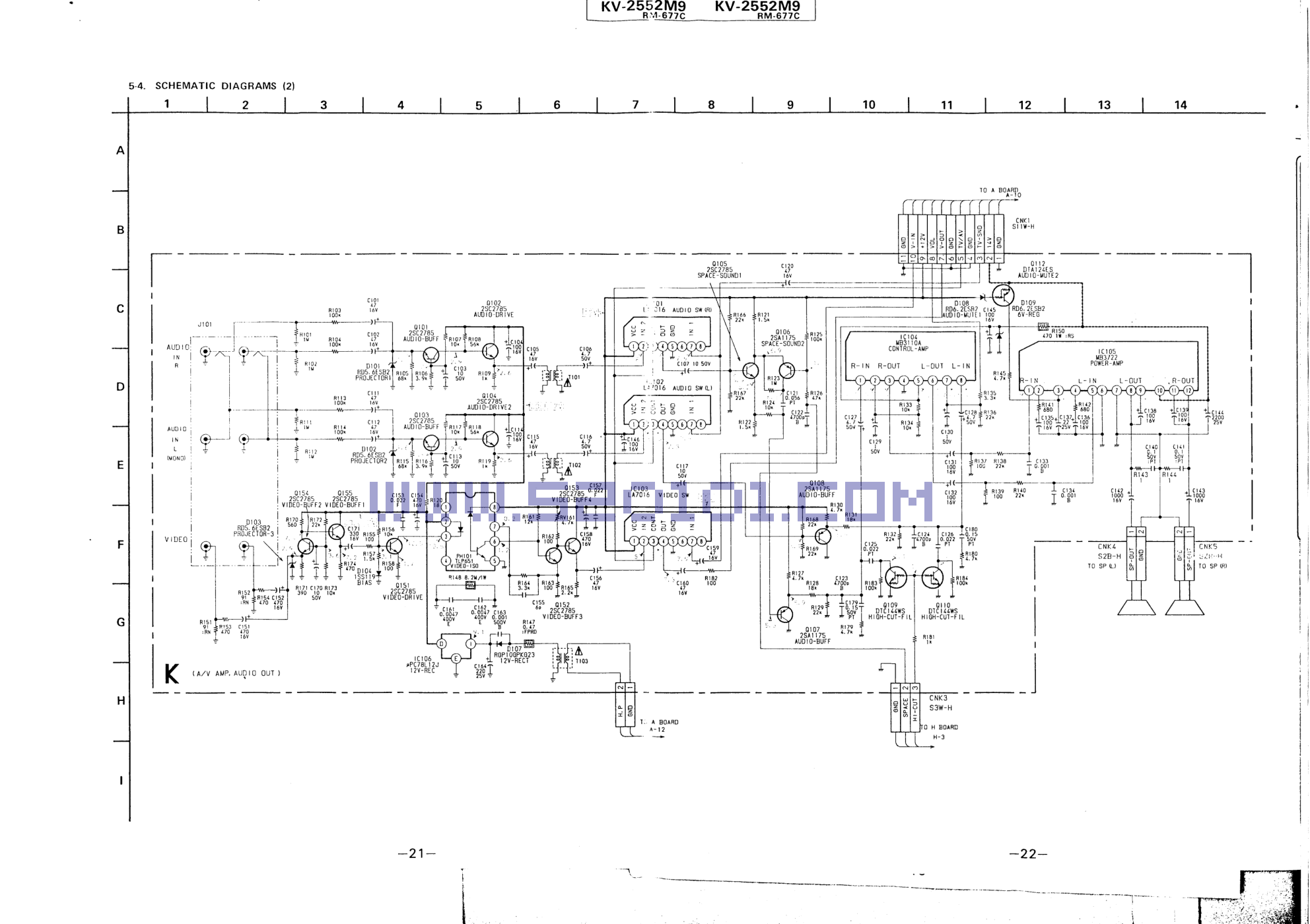 索尼 KV-2552彩电图纸-4