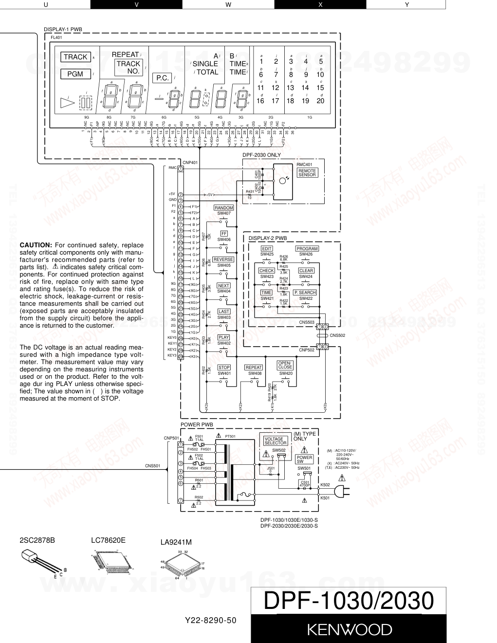 建伍KENWOOD DPF-2030 CD播放机维修手册-7 建伍KENWOOD DPF-2030 CD播放机维修手册-7