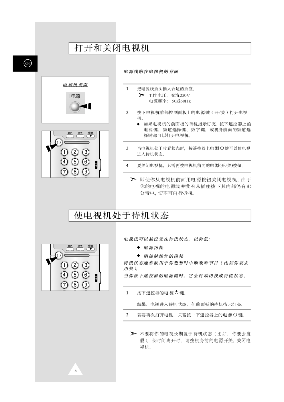 三星SP43T6HX背投影彩色电视机使用说明书-7