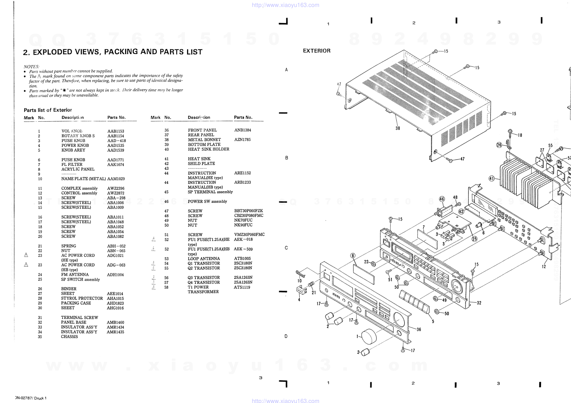 先锋PIONEER SX-227电路图-2
