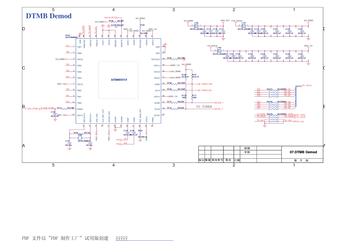 康佳LED42X8300FX液晶电视35018289板(MSD6A901机芯)电路原理图-6 康佳LED42X8300FX液晶电视35018289板(MSD6A901机芯)电路原理图-6