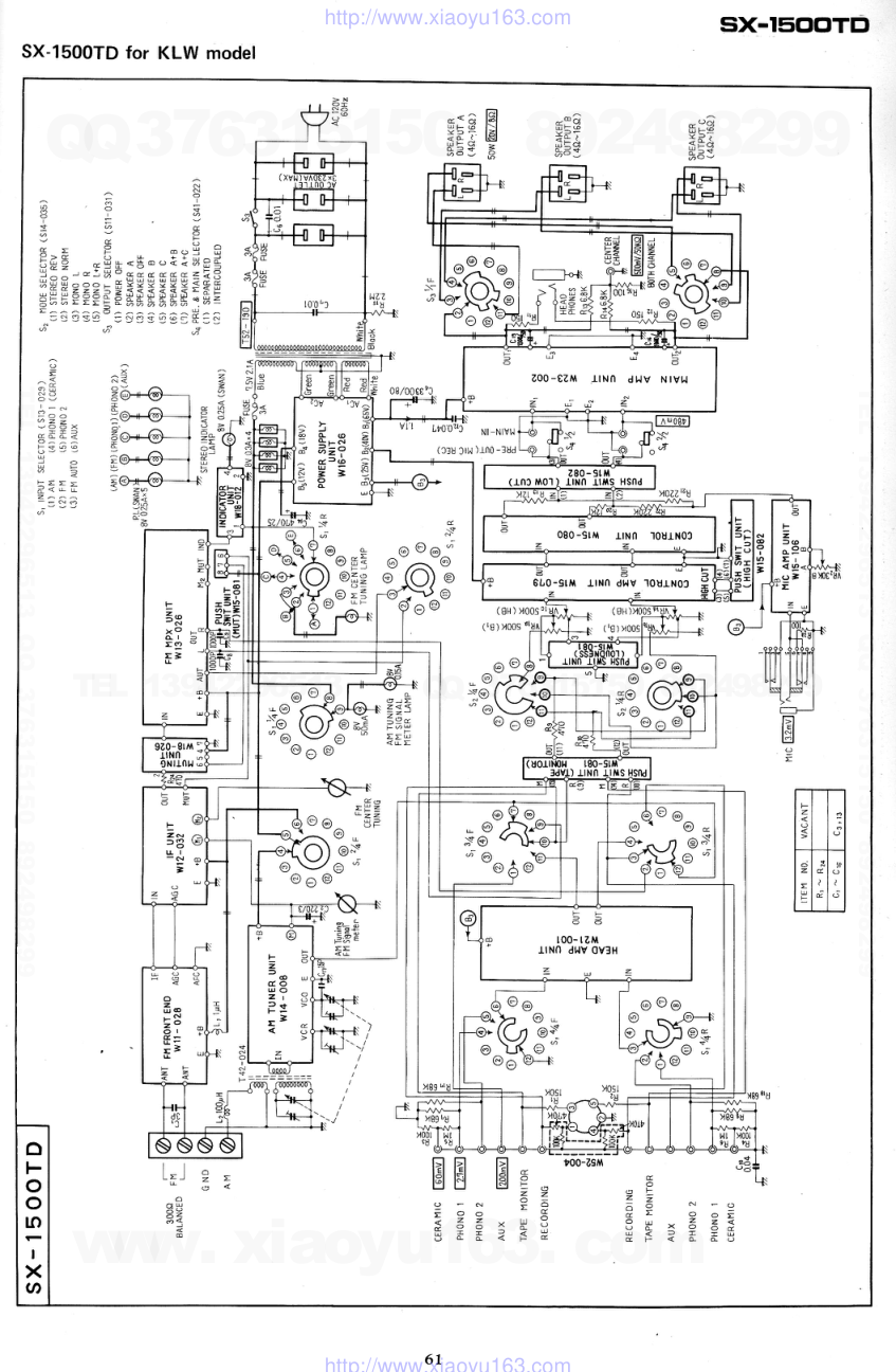 先锋PIONEER SX-1500TD电路图-2 先锋PIONEER SX-1500TD电路图-2