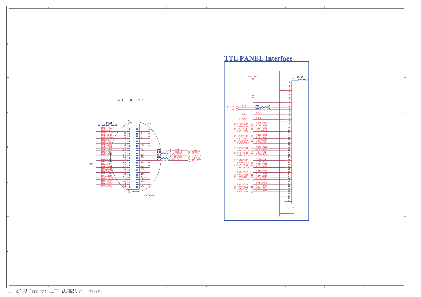 康佳LC22ES20液晶35011005板（MST9U19A机芯）电路原理图-1
