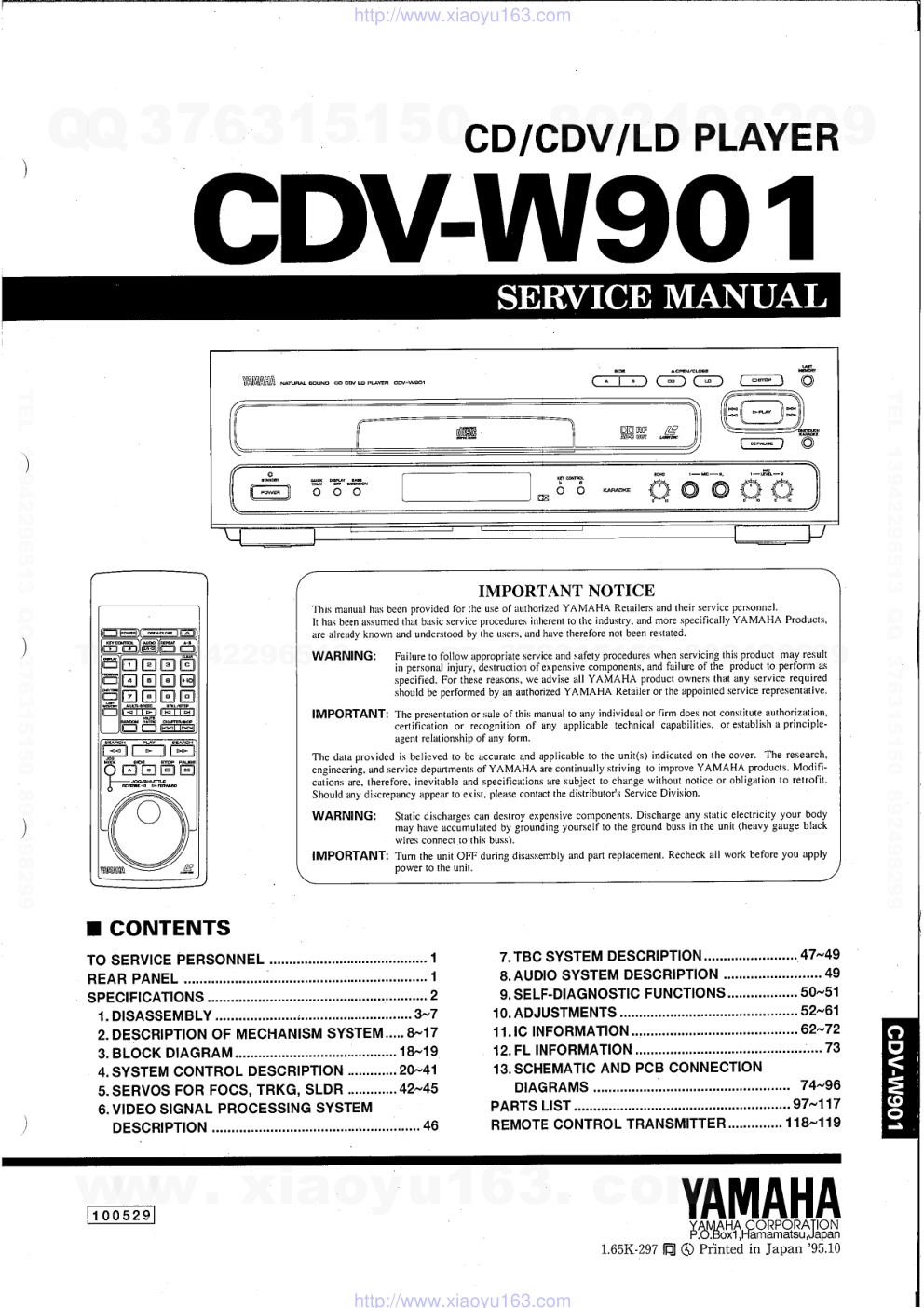 CDV-W901电路原理图-0 CDV-W901电路原理图-0