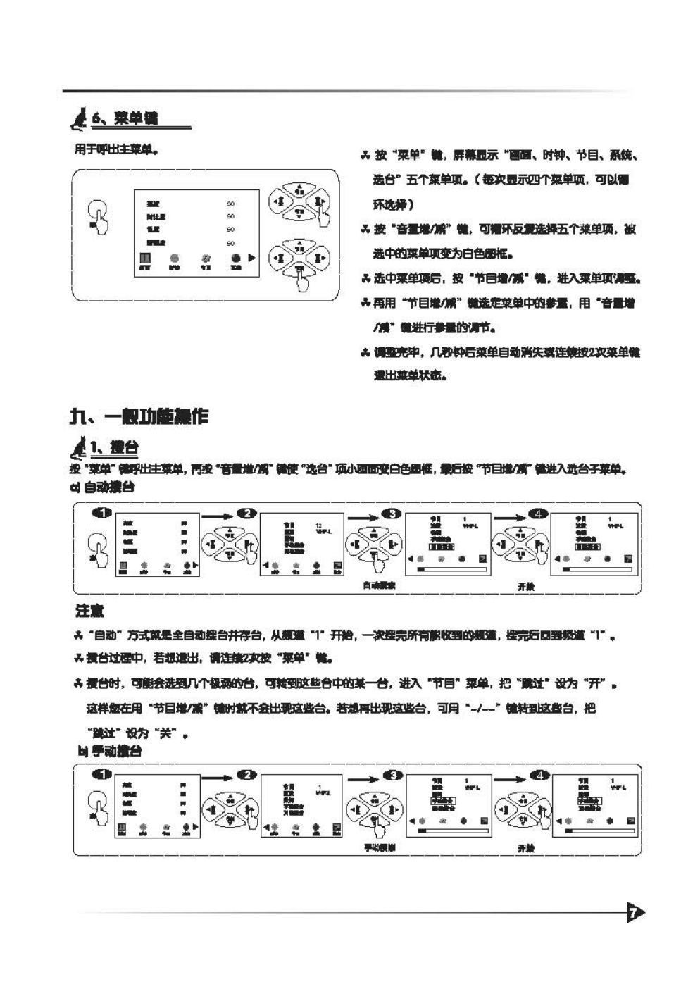 TCL王牌AT21266彩电使用说明书-6 TCL王牌AT21266彩电使用说明书-6
