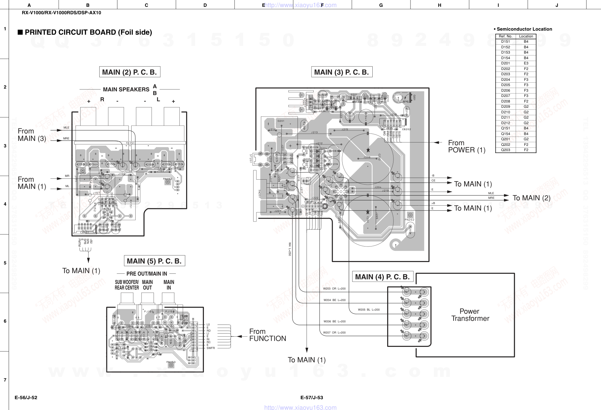 雅马哈YAMAHA RX-V1000电路图-9 雅马哈YAMAHA RX-V1000电路图-9