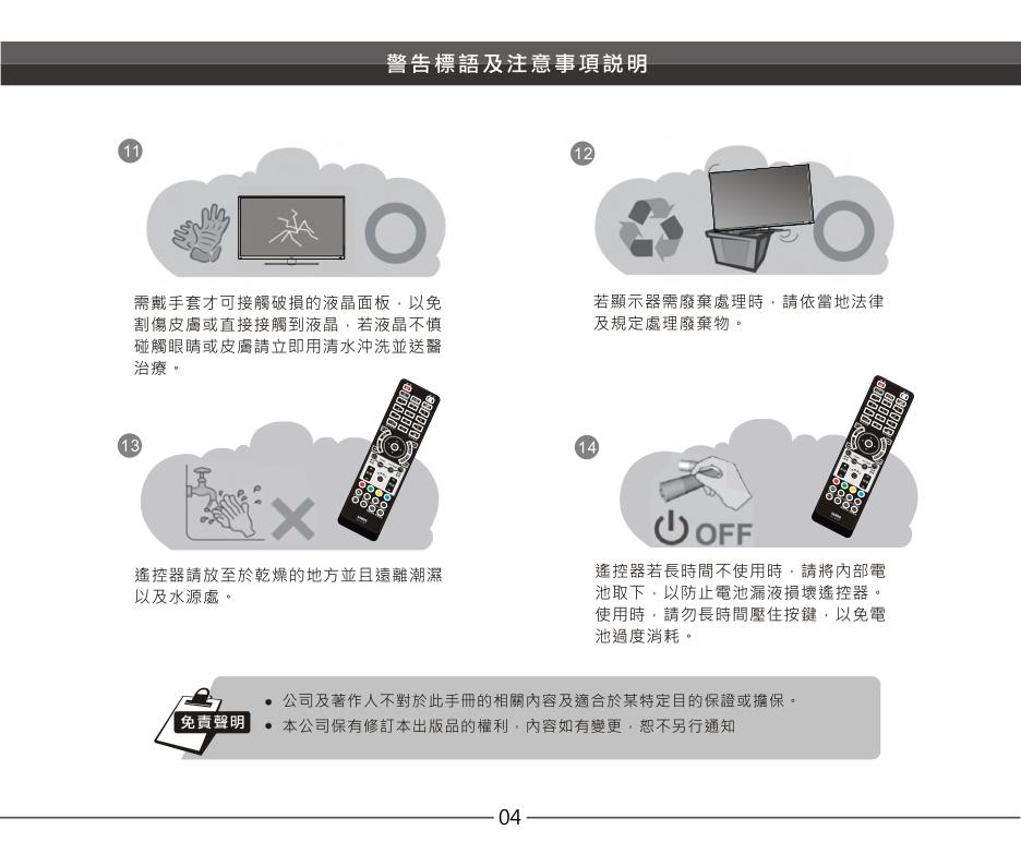 声宝EM-32MA15D液晶彩电使用说明书-4