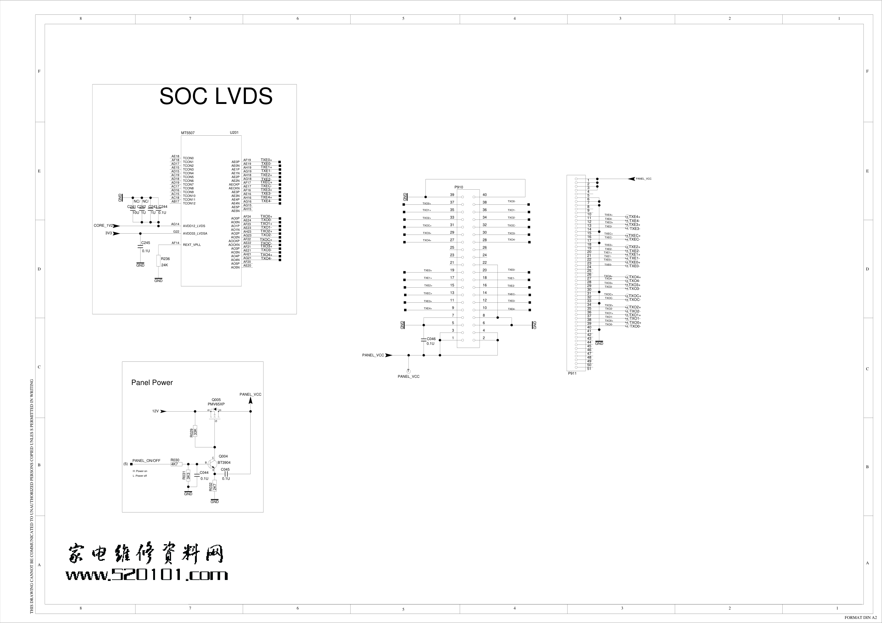 TCL液晶01-0MT507-MAB2HG主板电路原理图-7 TCL液晶01-0MT507-MAB2HG主板电路原理图-7
