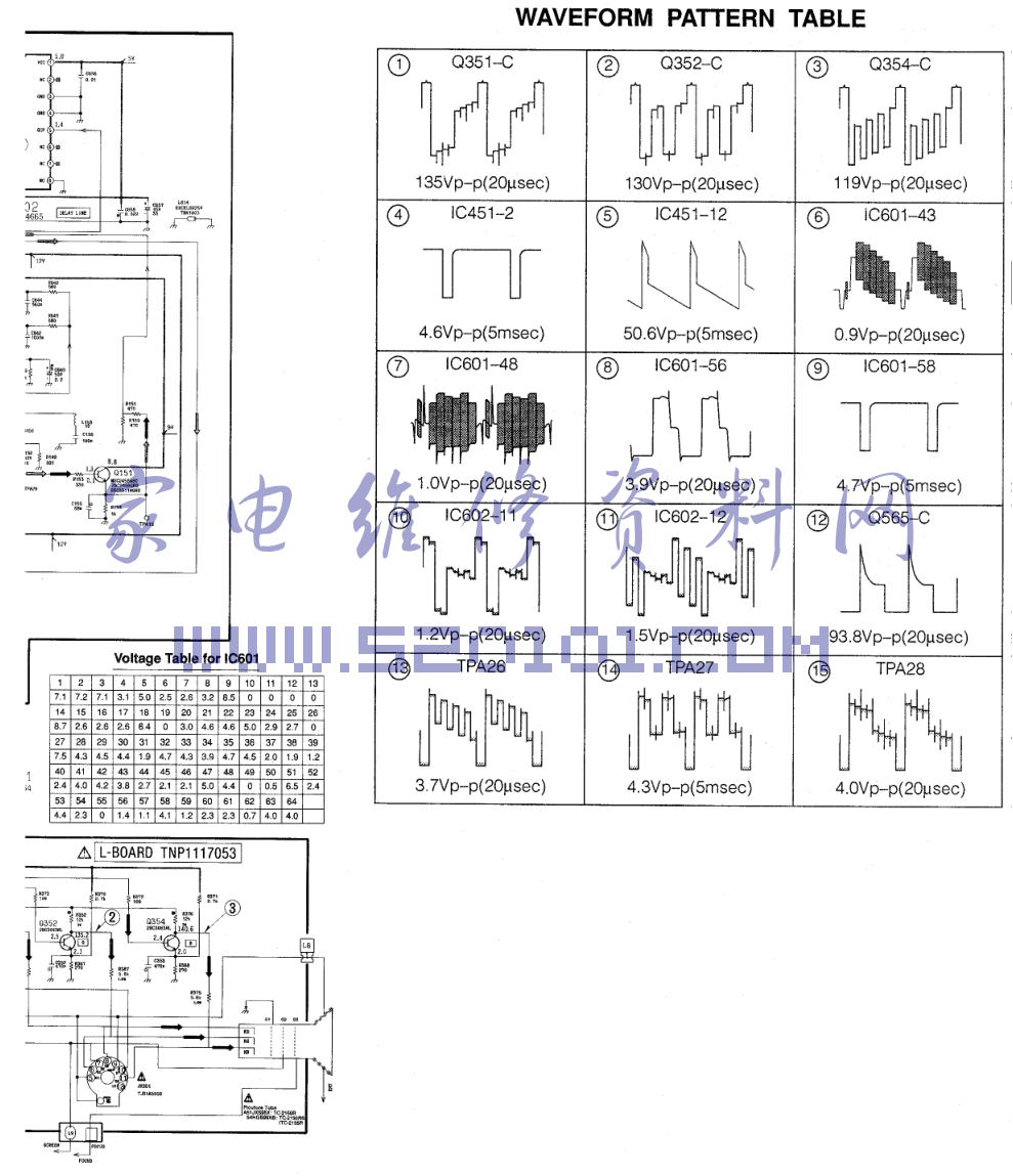 松下TC-2150R TC-2150RS TC-2155R彩电图纸-4