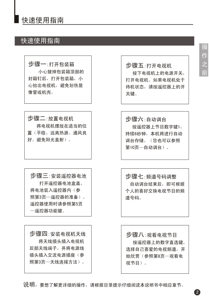 海尔29F3A-PY彩电说明书-5 海尔29F3A-PY彩电说明书-5