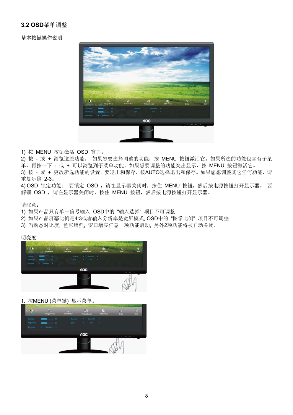 AOC E2752PHZ液晶显示器维修手册-7