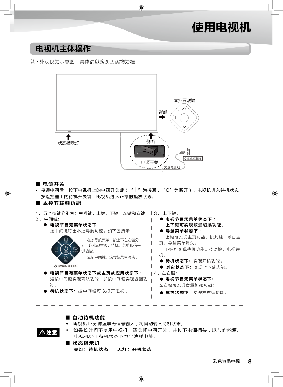 海尔65K5液晶彩电使用说明书-8 海尔65K5液晶彩电使用说明书-8