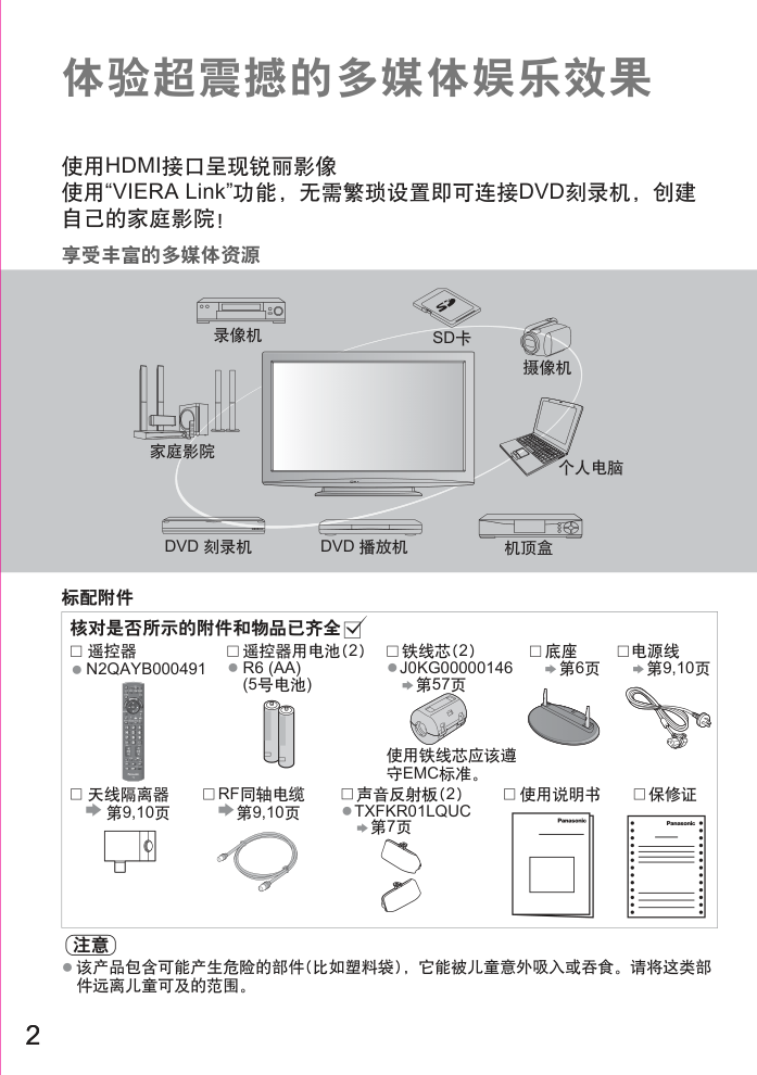 松下TH-P42S25C等离子彩电使用说明书-1