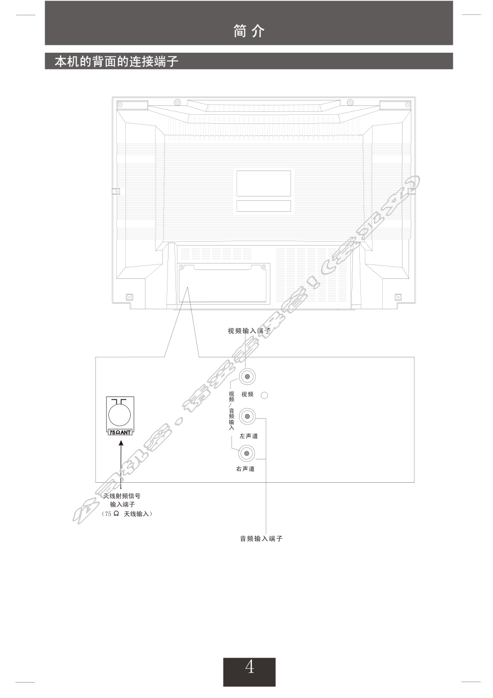 创维25NX9000(4P36机芯)彩电使用说明书-4 创维25NX9000(4P36机芯)彩电使用说明书-4