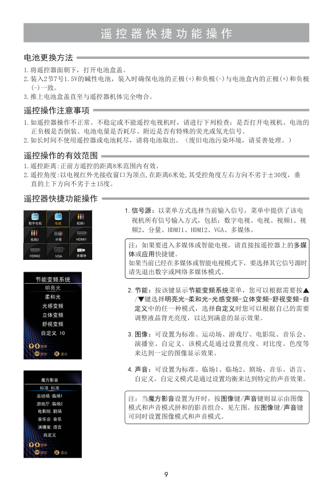 海信LED39K326X3D液晶彩电使用说明书-9 海信LED39K326X3D液晶彩电使用说明书-9