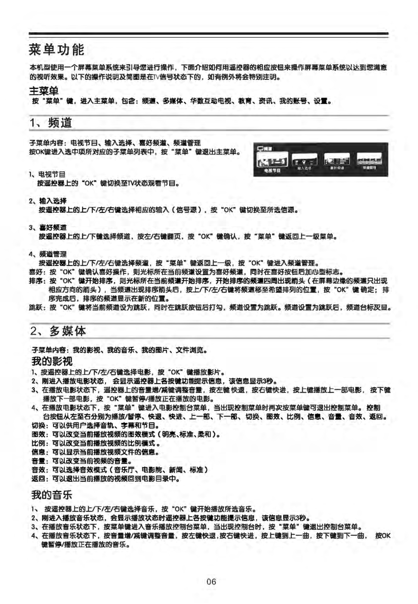 TCL王牌L32F3200B液晶彩电使用说明书-6