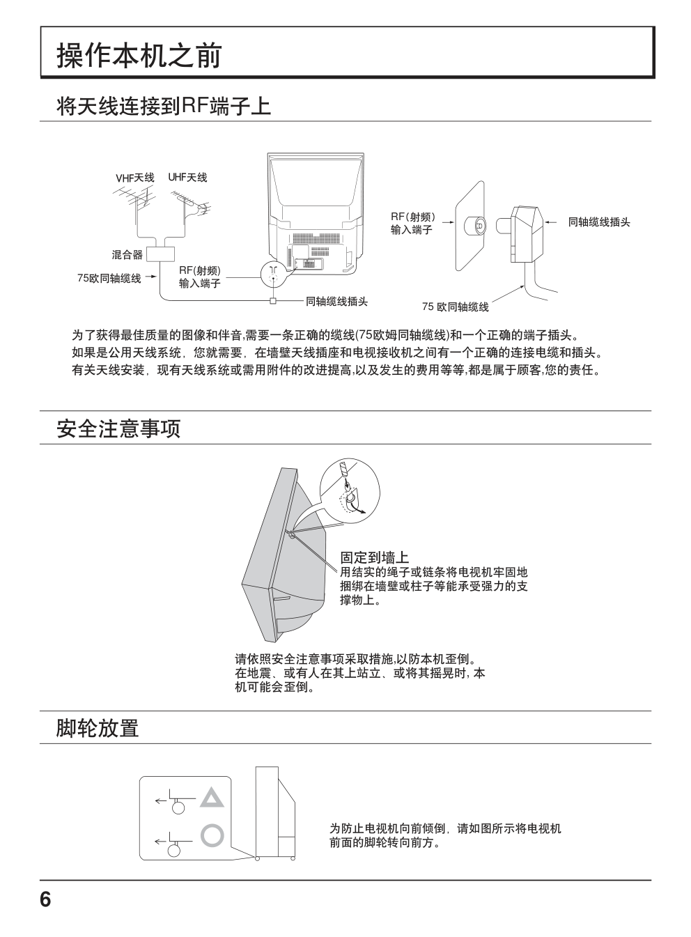 松下TC-43P860D投影式彩电使用说明书-5