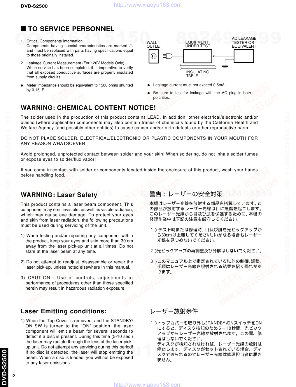 雅马哈YAMAHA DVD-S2500电路原理图-1 雅马哈YAMAHA DVD-S2500电路原理图-1