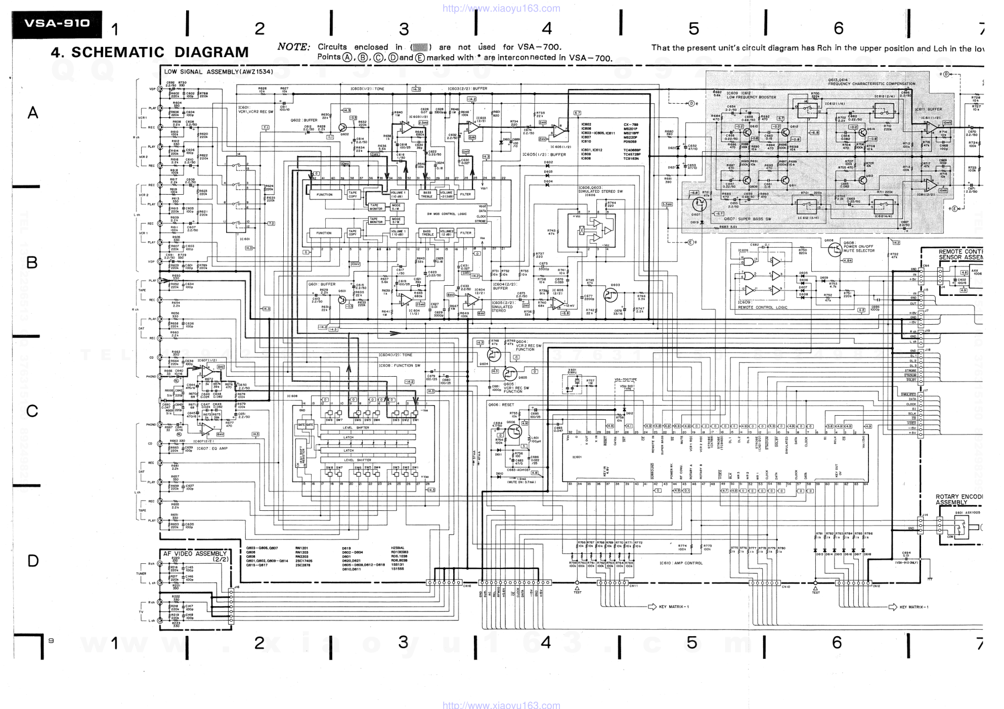 先锋PIONEER VSA-910电路图-6