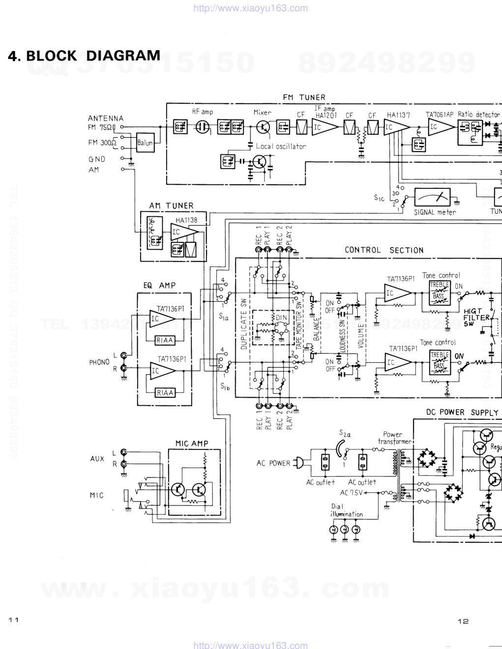 先锋PIONEER SX-750电路图-9 先锋PIONEER SX-750电路图-9