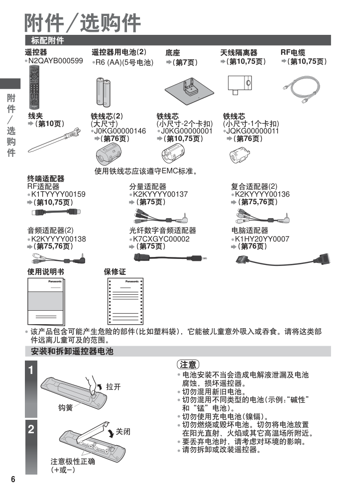 松下TH-P46GT31C等离子彩电使用说明书-5 松下TH-P46GT31C等离子彩电使用说明书-5