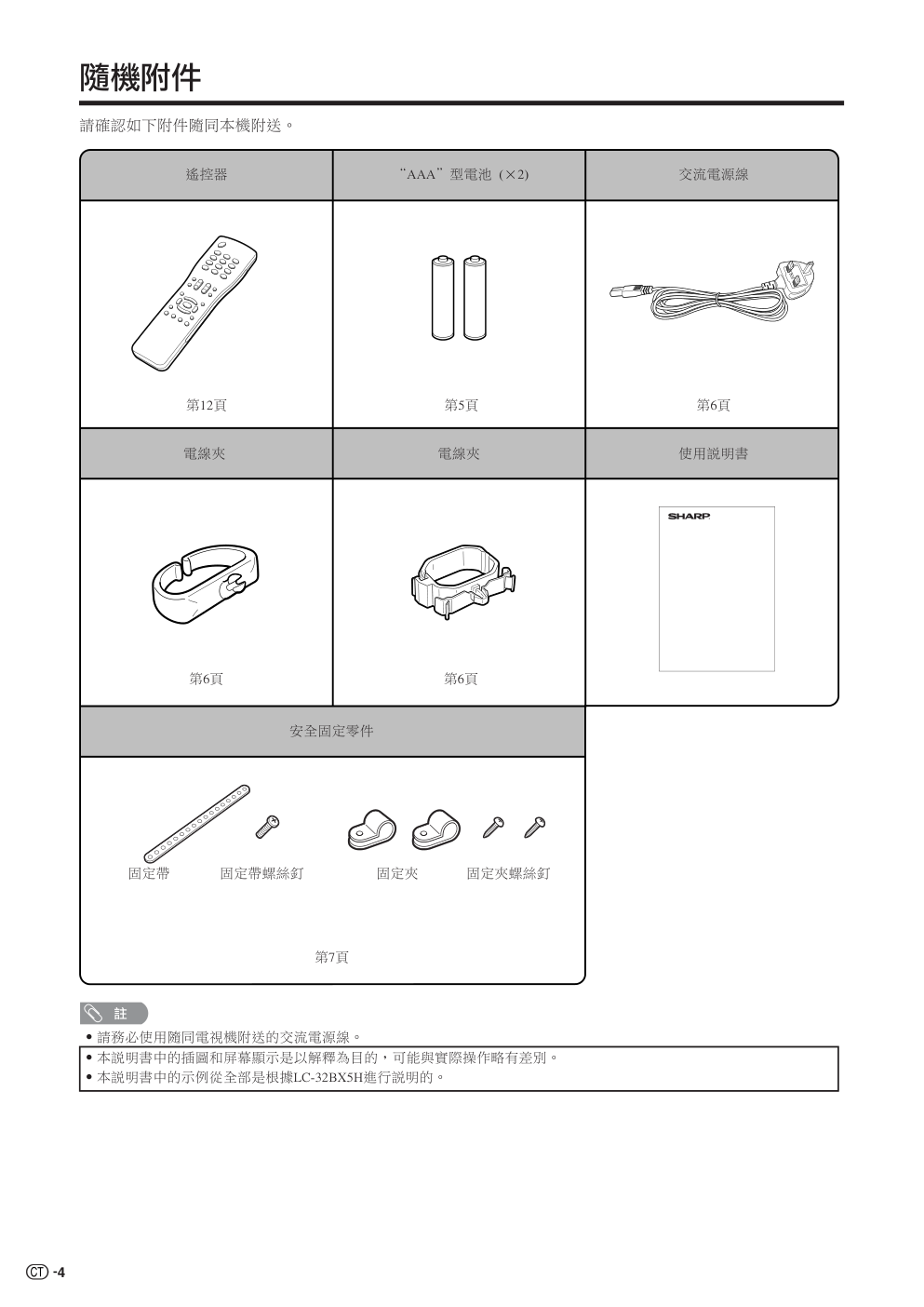 声宝LC-32BX5H型液晶电视机说明书-4 声宝LC-32BX5H型液晶电视机说明书-4