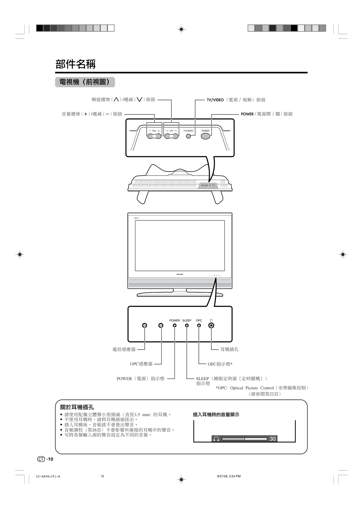 声宝LC-32AX5H型液晶电视机说明书-9 声宝LC-32AX5H型液晶电视机说明书-9