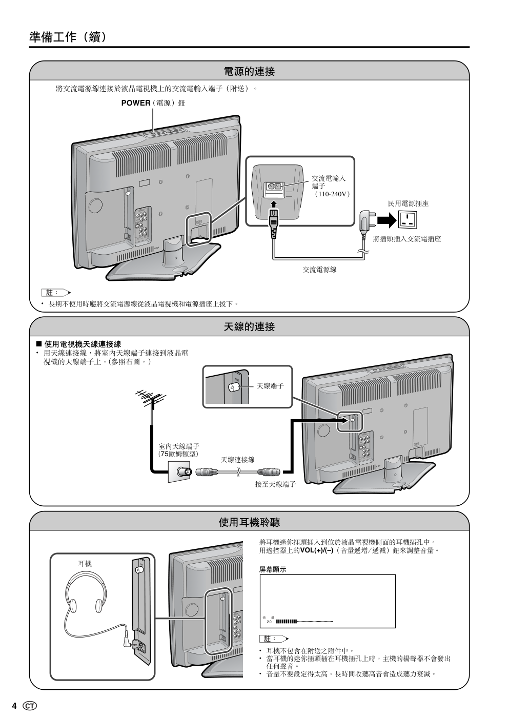 声宝LC-20SH4H型液晶电视机说明书-4