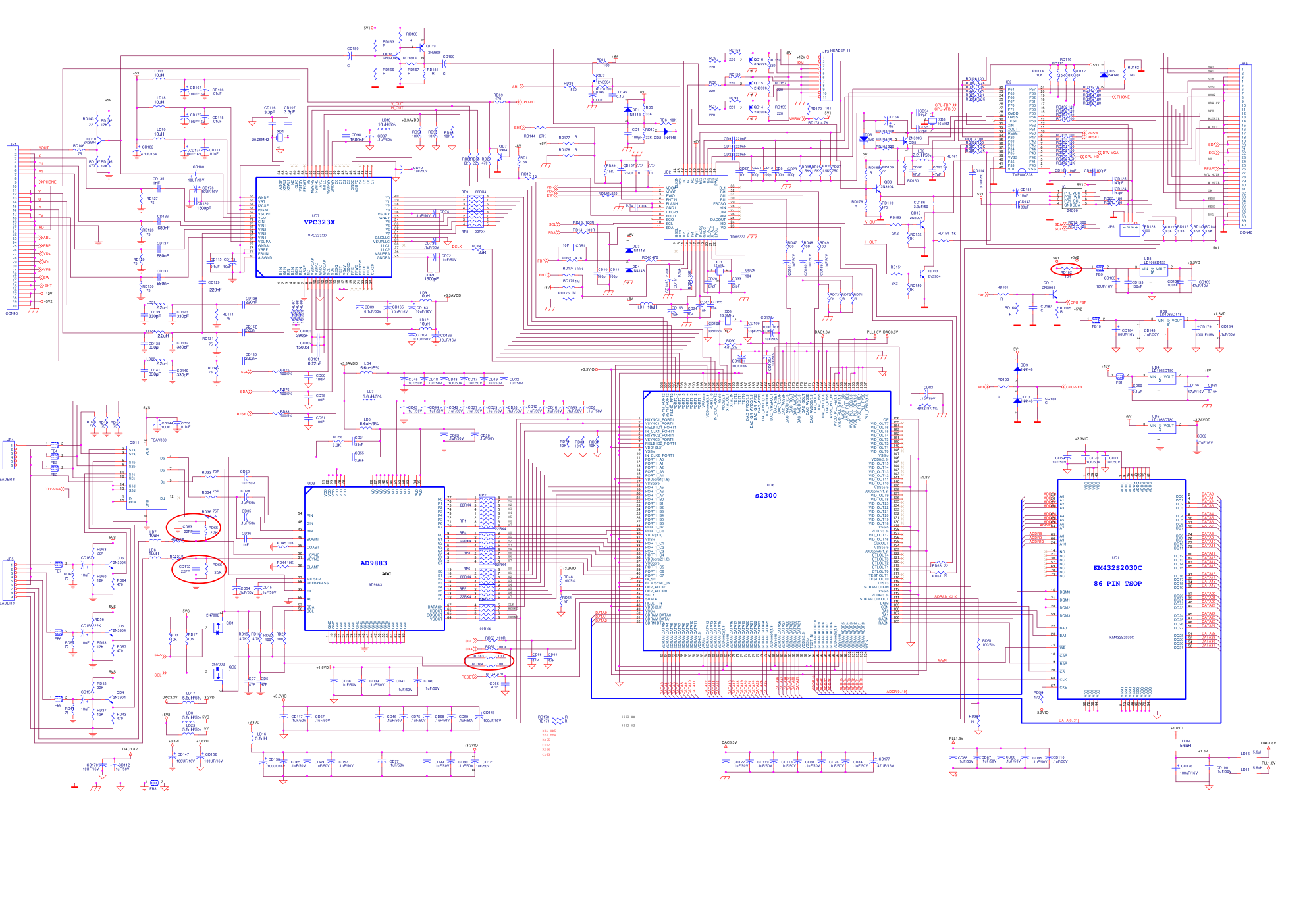 TCL HD28B03彩电原理图-1