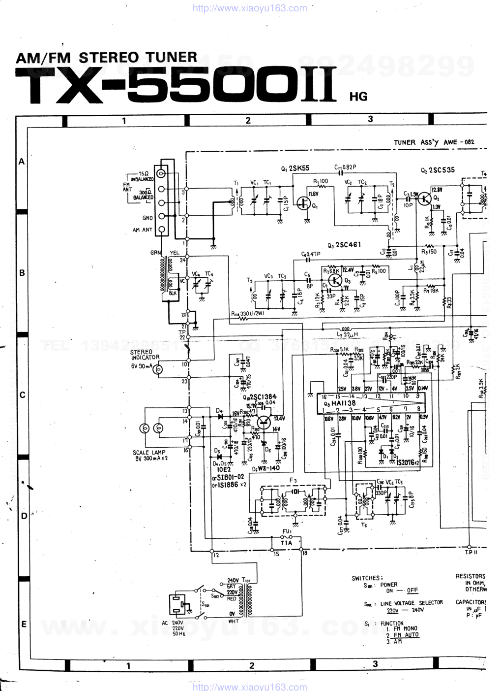 先锋PIONEER TX-5500IIHG电路图-0 先锋PIONEER TX-5500IIHG电路图-0