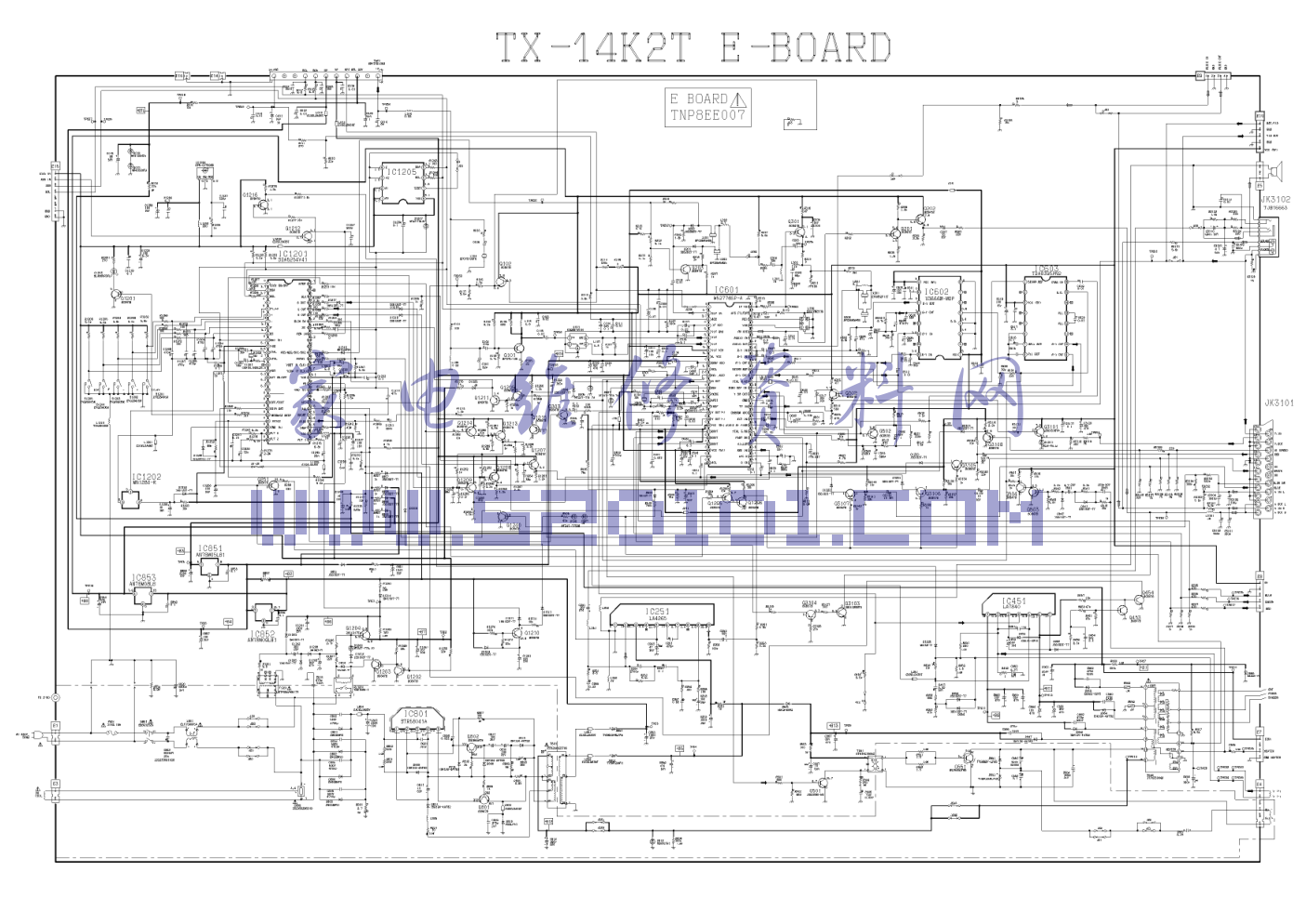 松下TX-21K2T彩电图纸-1