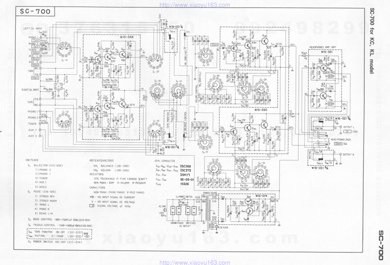先锋PIONEER SC-700电路图-2 先锋PIONEER SC-700电路图-2