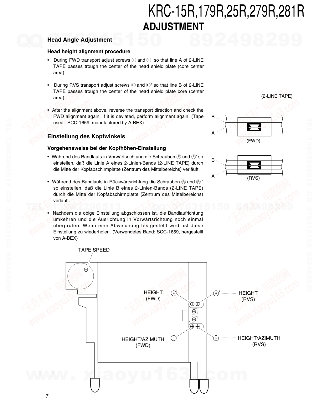 建伍KENWOOD KRC-281RG CD影碟播放机维修手册-6 建伍KENWOOD KRC-281RG CD影碟播放机维修手册-6