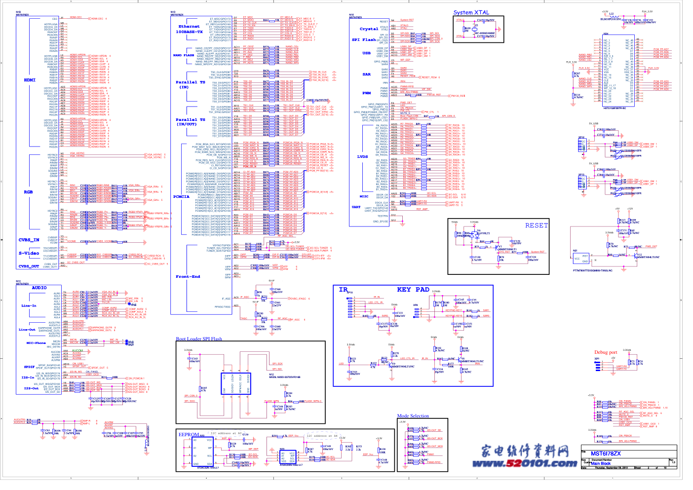 海信LED 40K11P液晶彩电(4235板)主板原理图-1
