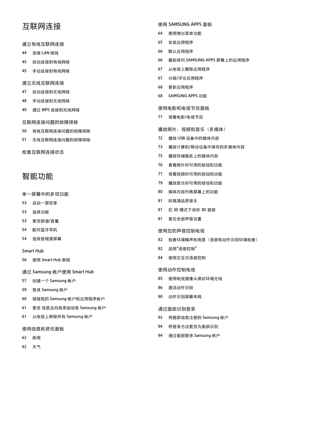 三星UA55F9000液晶彩电使用说明书-2