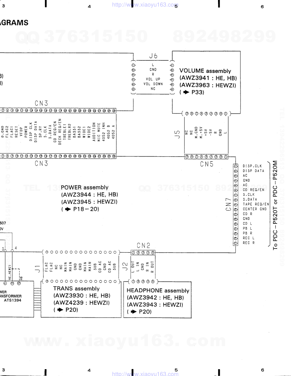 先锋PIONEER SX-P520电路图-8