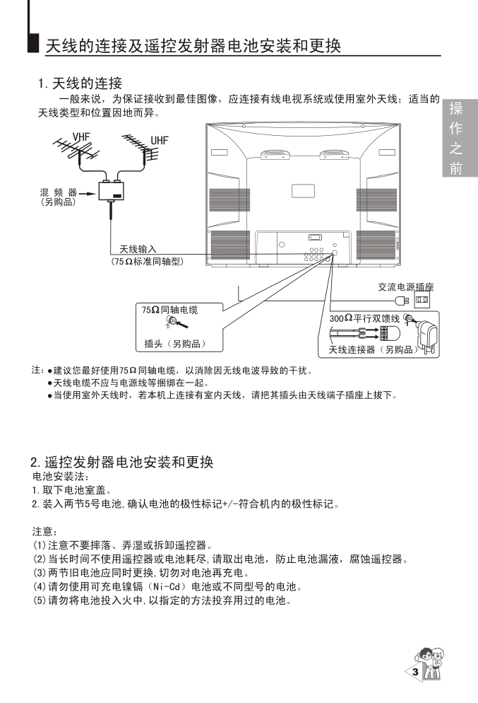 海尔29F5D-TA彩电说明书-4 海尔29F5D-TA彩电说明书-4