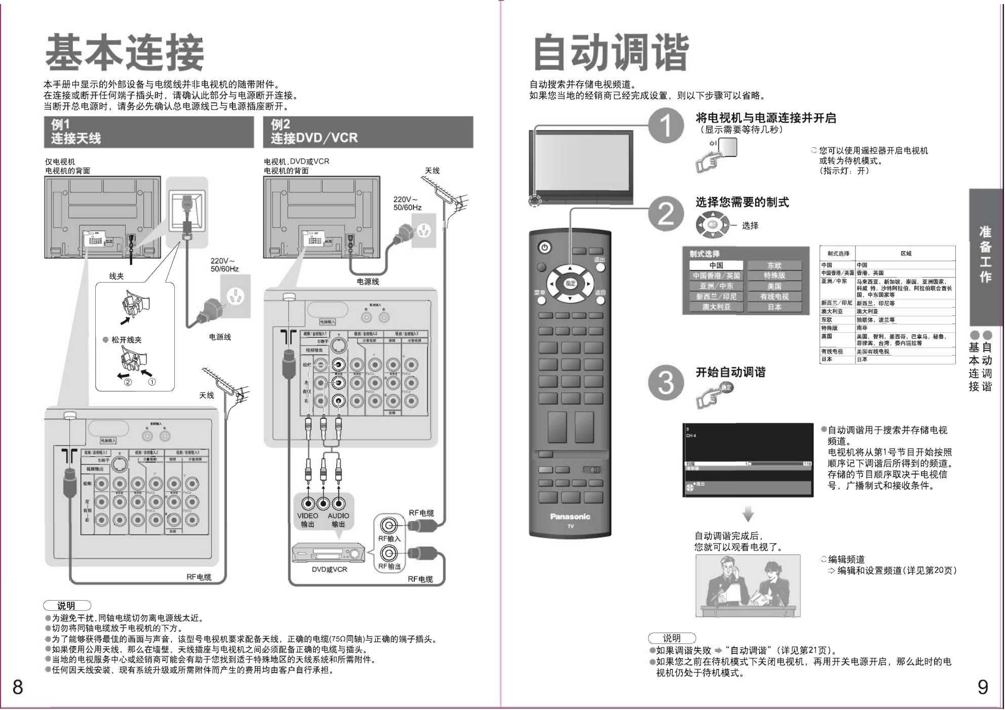 松下TH-50PV70C等离子电使用说明书-4 松下TH-50PV70C等离子电使用说明书-4